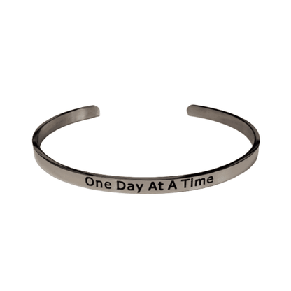 Metal Engraved Recovery Bracelets - The Token Shop