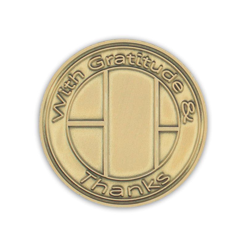 My Sponsor Mentor Friendship Support Bronze Affirmation Medallions - The Token Shop