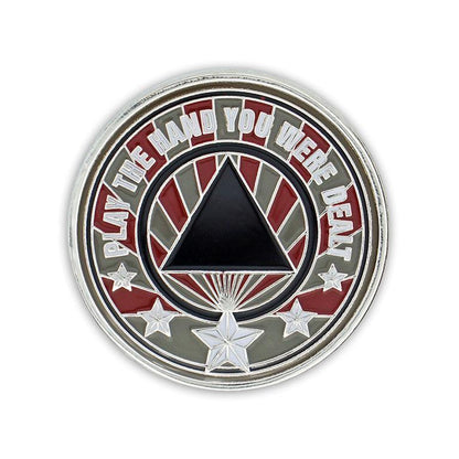Play The Hand You Were Dealt Affirmation Coin - The Token Shop