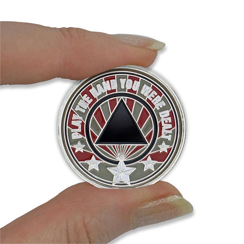 Play The Hand You Were Dealt Affirmation Coin - The Token Shop