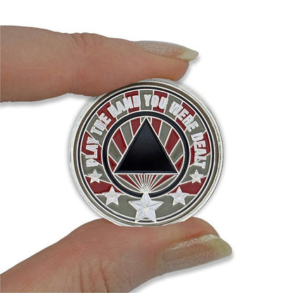 Play The Hand You Were Dealt Affirmation Coin - The Token Shop