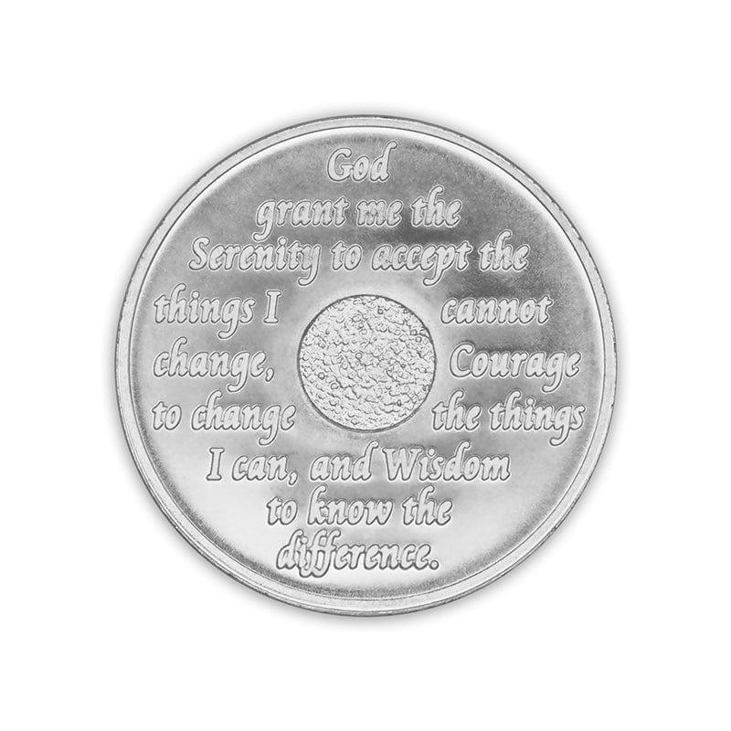 Precious Metal Silver Plated AA Anniversary Medallions - The Token Shop