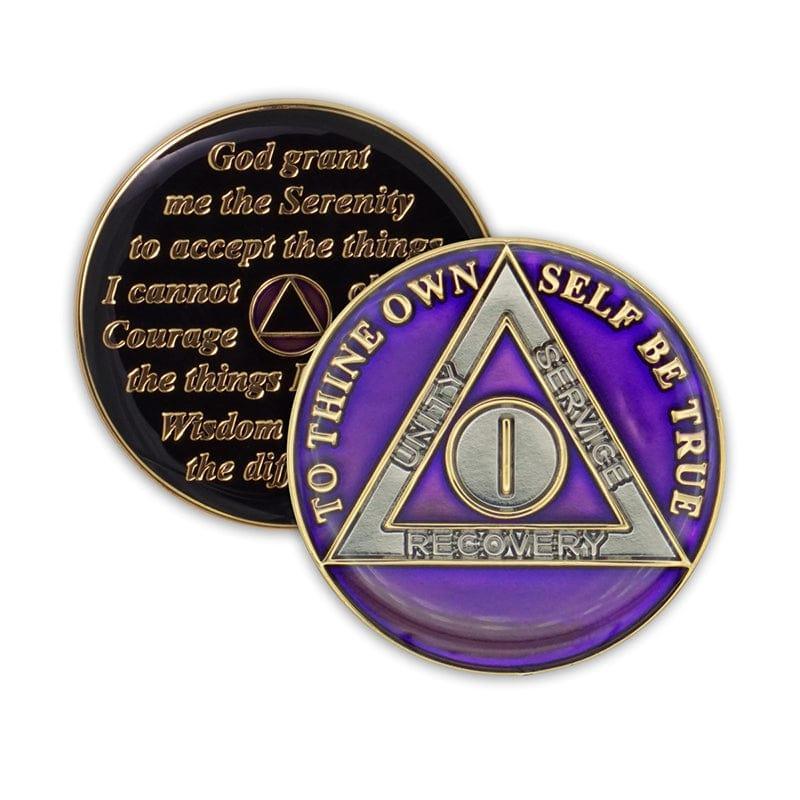 Purple Triplate AA Chips - The Token Shop