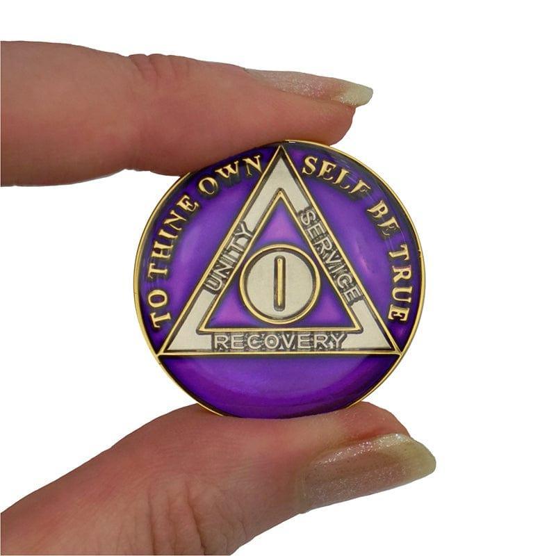 Purple Triplate AA Chips - The Token Shop