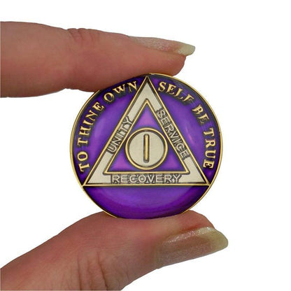 Purple Triplate AA Chips - The Token Shop