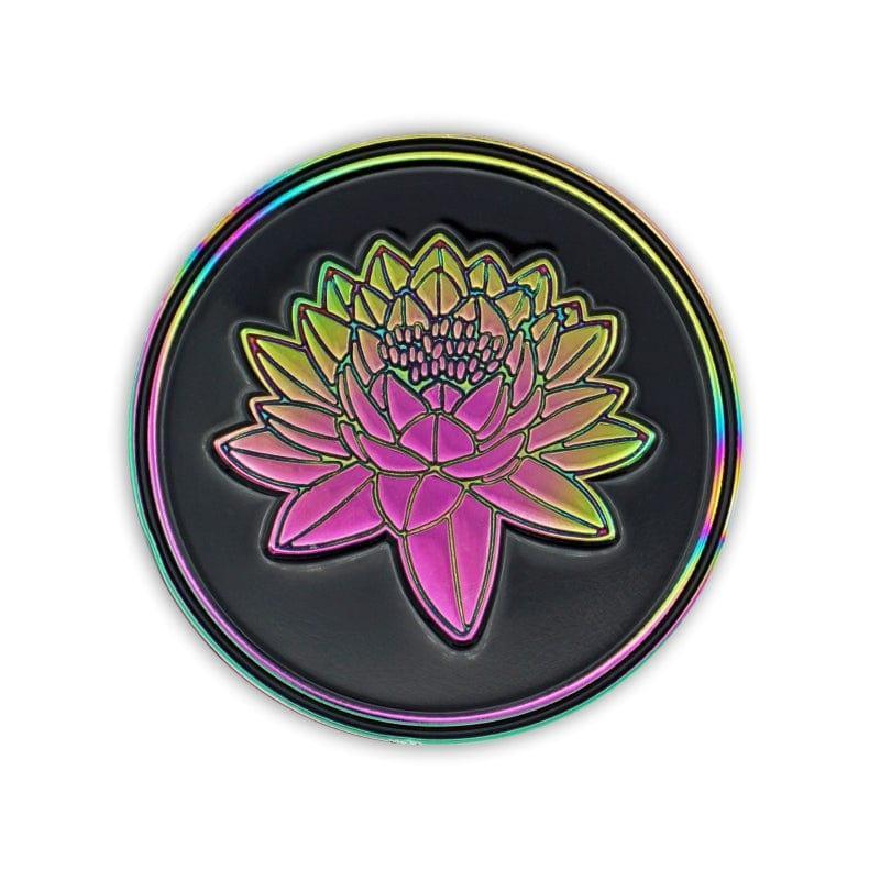 Rainbow Lotus Premium Affirmation Coin - The Token Shop