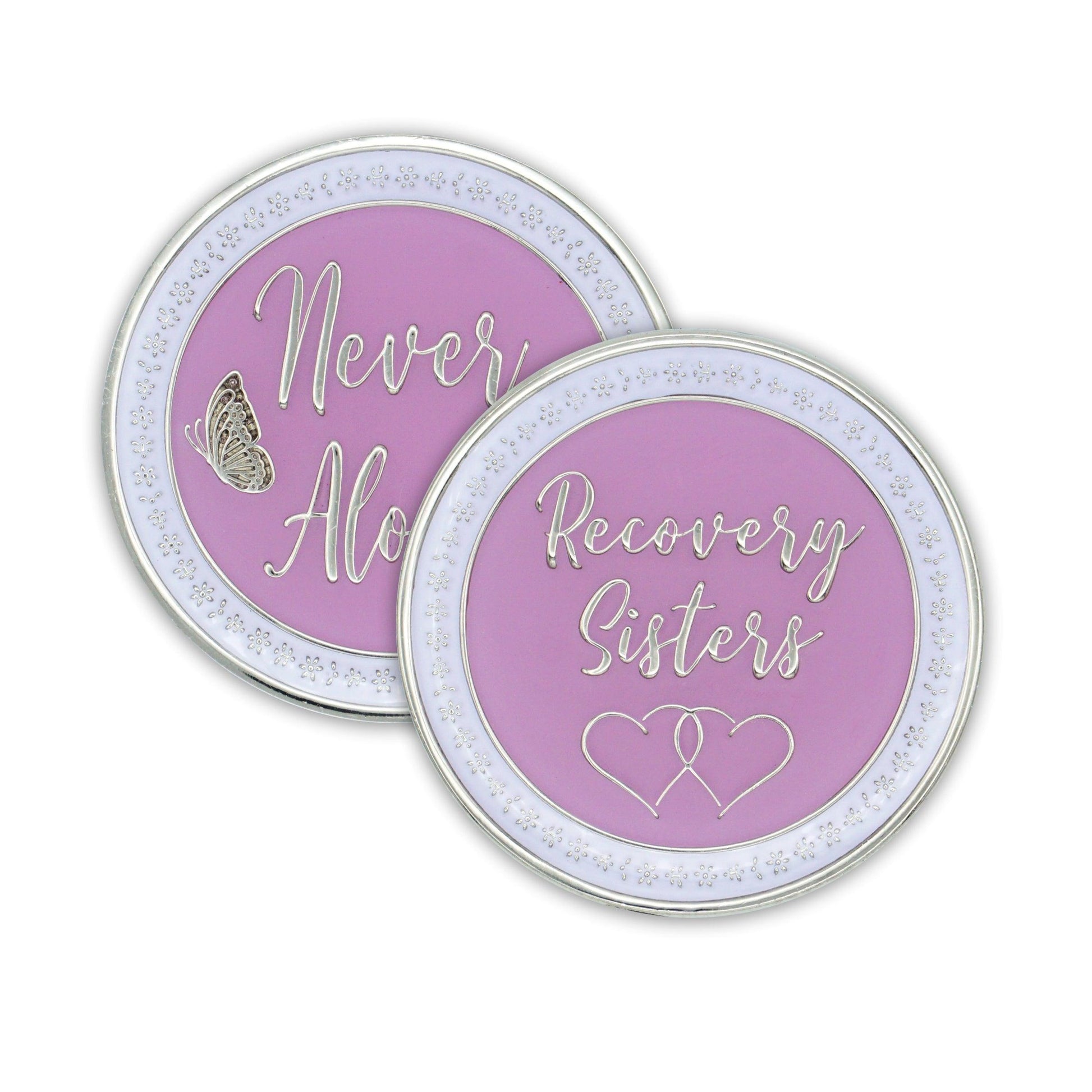 Recovery Sisters Premium Lilac Medallion - The Token Shop