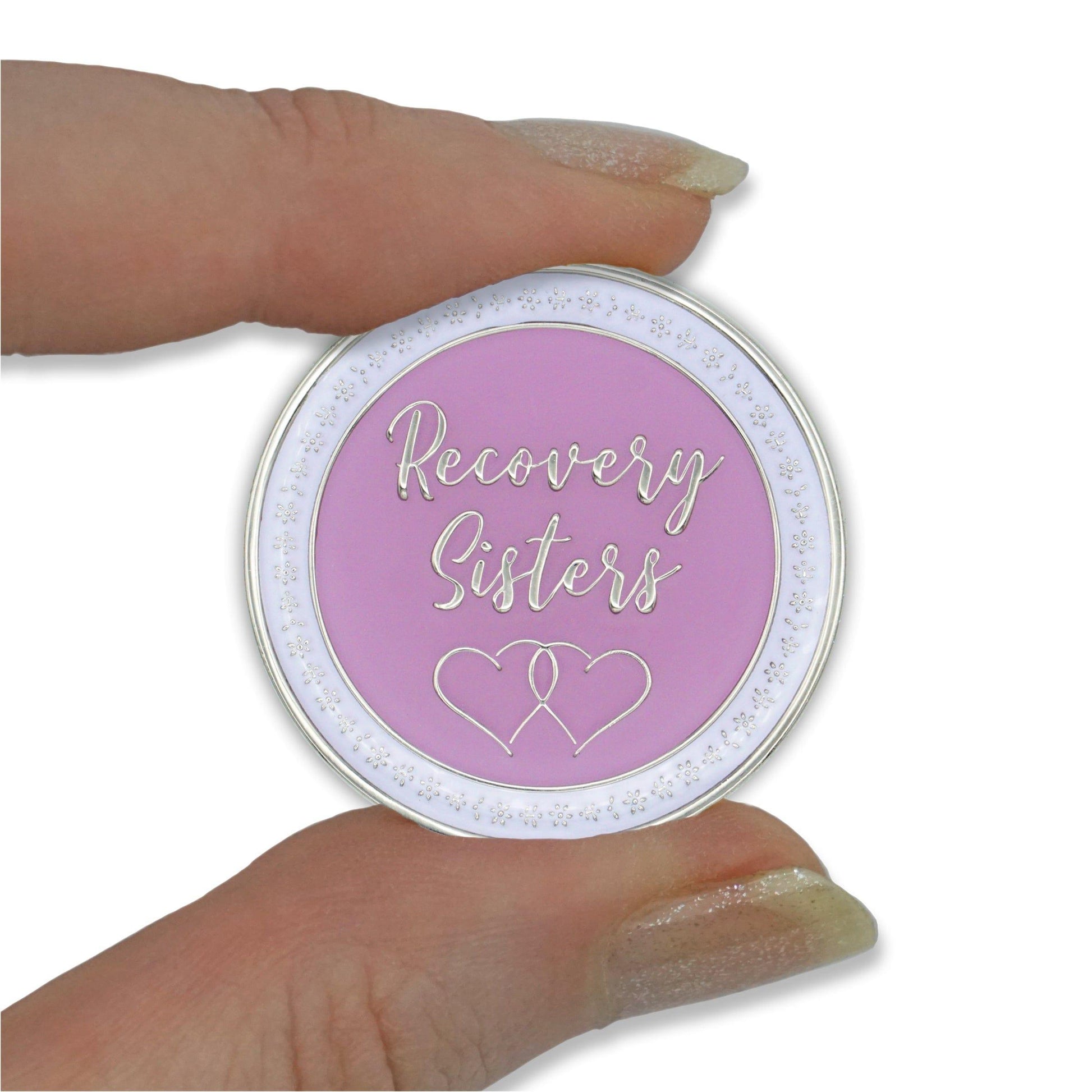 Recovery Sisters Premium Lilac Medallion - The Token Shop