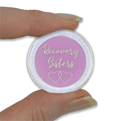 Recovery Sisters Premium Lilac Medallion - The Token Shop