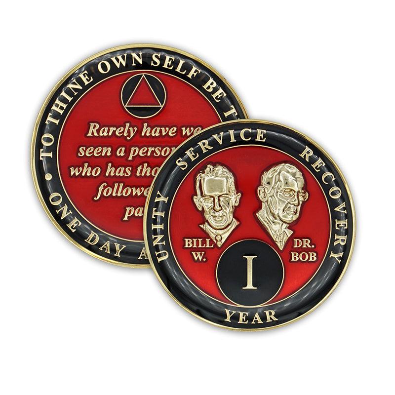 Red Founders Triplate AA Chips - The Token Shop
