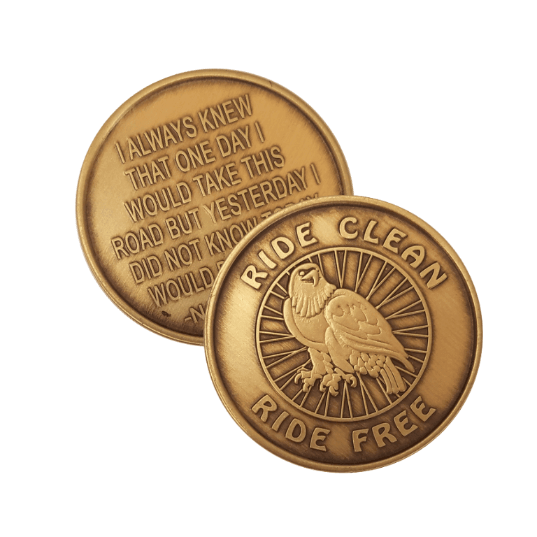 Ride Clean Wendells Bronze Affirmation Medallions - The Token Shop