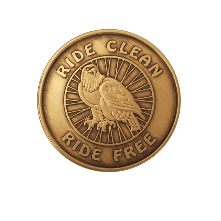 Ride Clean Wendells Bronze Affirmation Medallions - The Token Shop