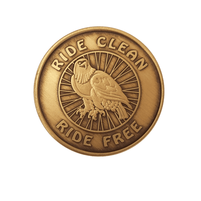 Ride Clean Wendells Bronze Affirmation Medallions - The Token Shop
