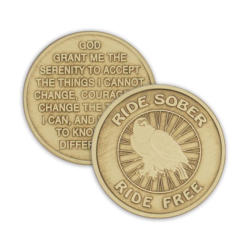 Ride Sober Ride Free Medallions - The Token Shop