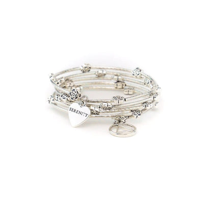 Flower Wrap Wire AA Bracelet - The Token Shop