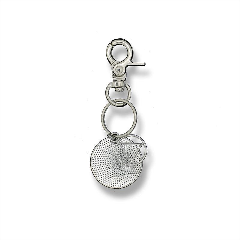 Silver AA Affirmation Clip On Keychain - The Token Shop