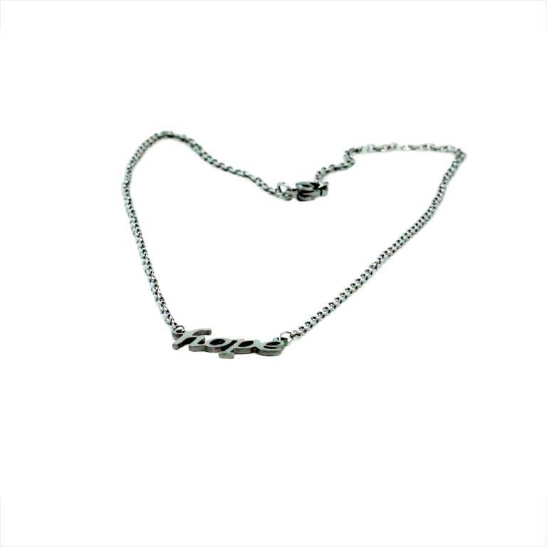 Silver Hope Necklace - The Token Shop