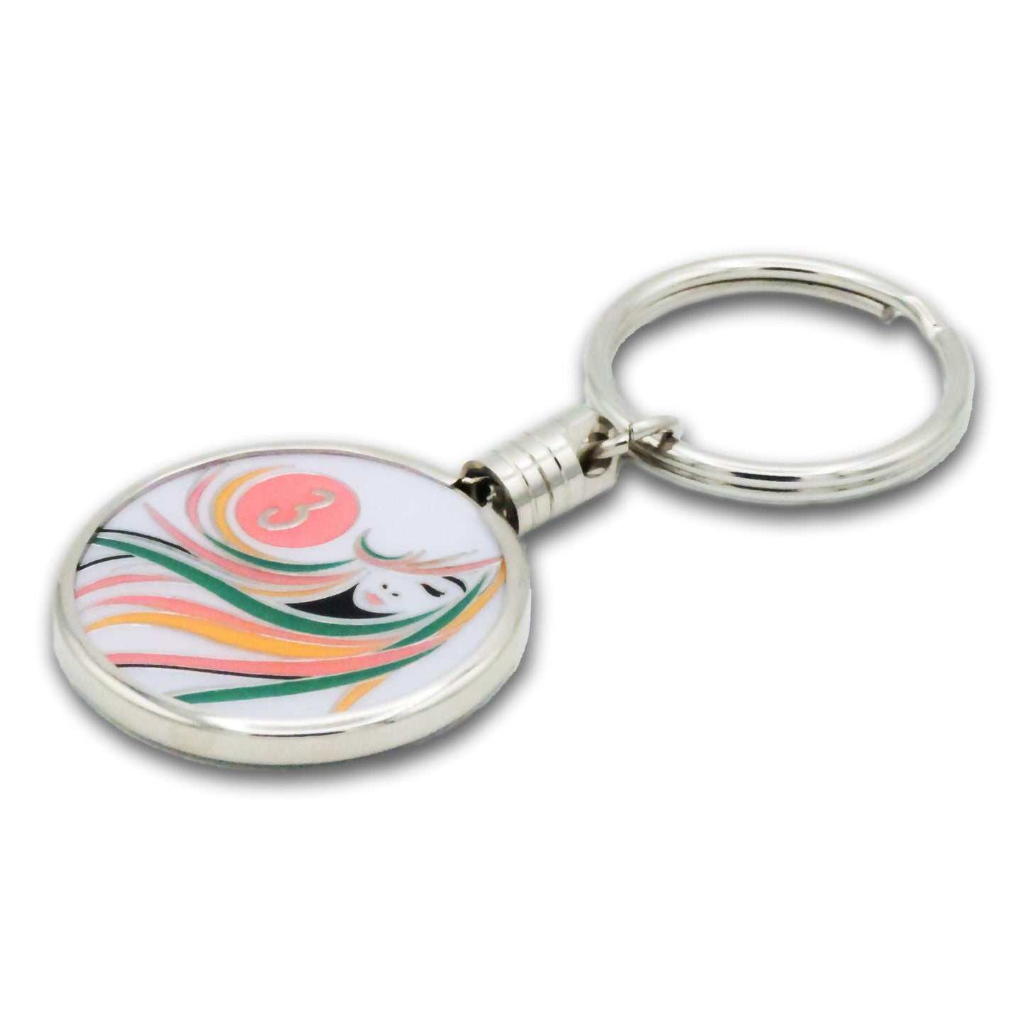 Silver Keychain Coin Holder - The Token Shop