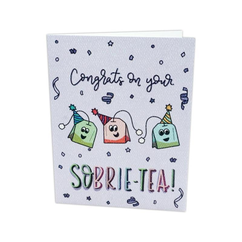 Sobrie-tea Greeting Card - The Token Shop