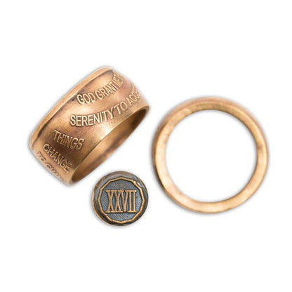Sobriety Coin Ring Pendant - The Token Shop