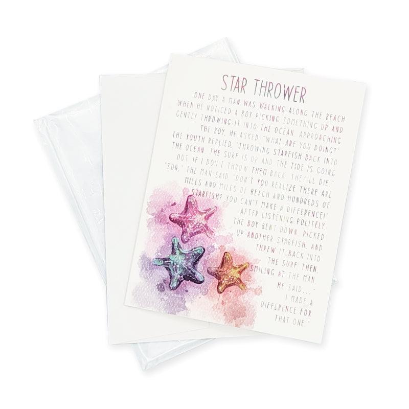 Star Thrower Greeting Card - The Token Shop