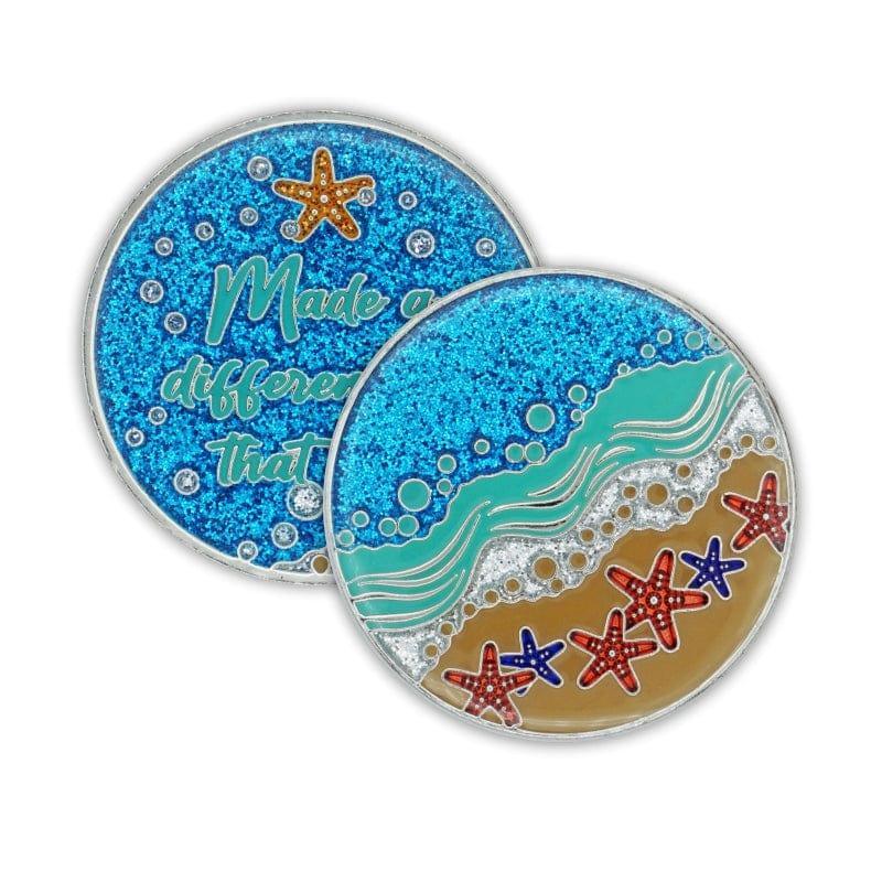 Star Thrower Premium Affirmation Coin - The Token Shop