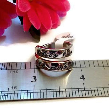 This Too Shall Pass Twist Ring - The Token Shop
