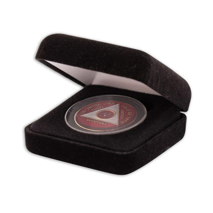 Velvet Gift Box with Air-Tite Coin Capsule - The Token Shop