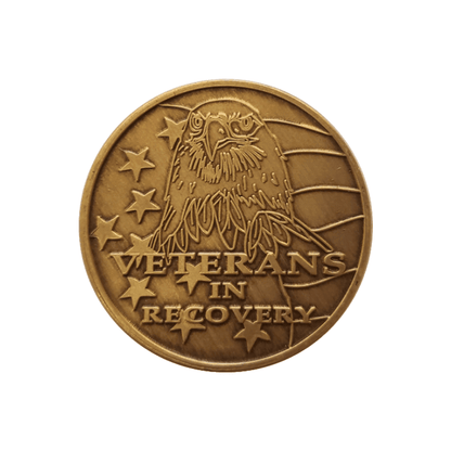 Veterans in Recovery Wendells Bronze Affirmation Medallions - The Token Shop