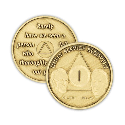 Wendells Bronze AA Coins Founders 1-65 YEARS - The Token Shop