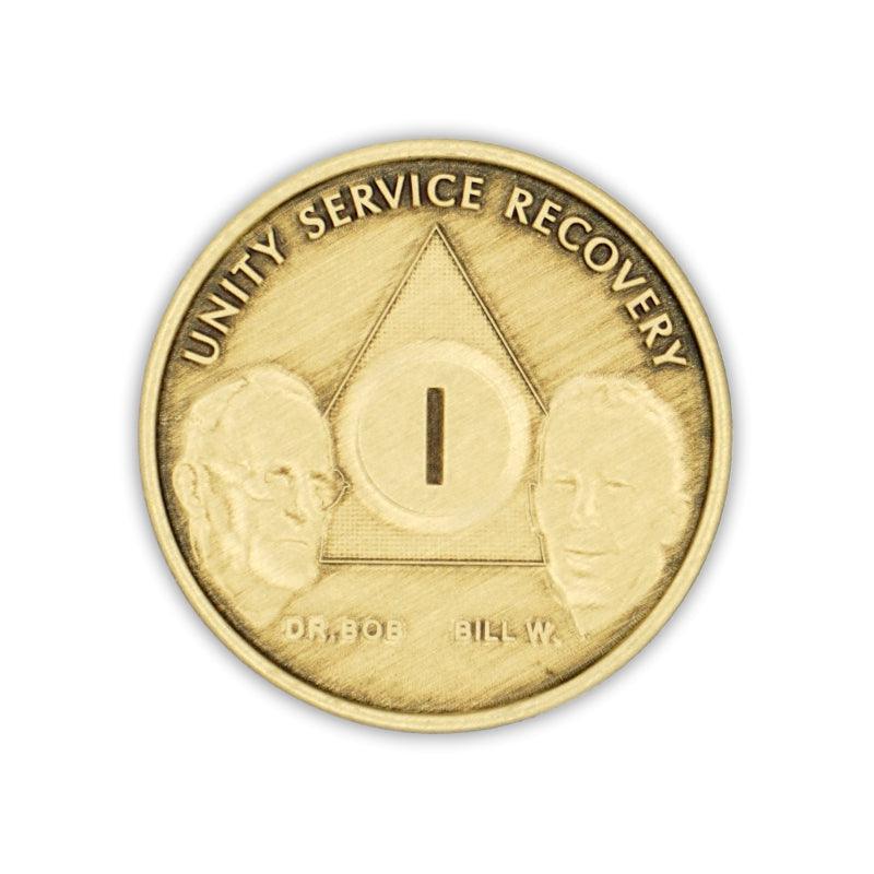Wendells Bronze AA Coins Founders 1-65 YEARS - The Token Shop