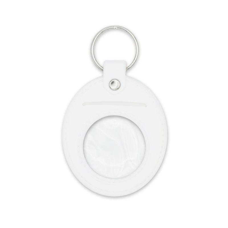 White Universal Keychain Coin Holder - The Token Shop