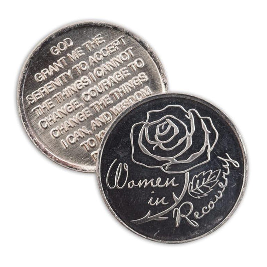 Women in Recovery Aluminum Affirmation Coin - The Token Shop